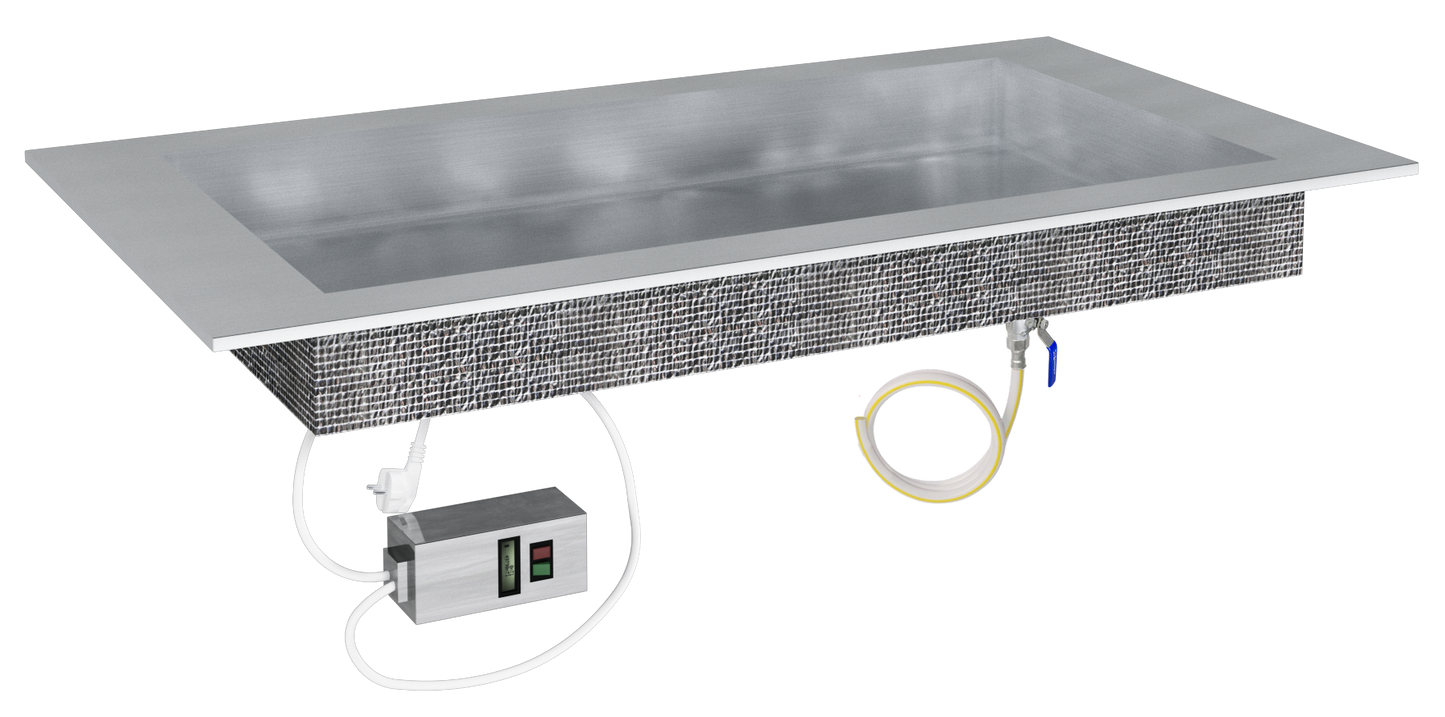 Drop-in warming tray (depth 110 mm)