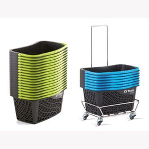 Shopping Basket, 26 L, Stackable Plastic