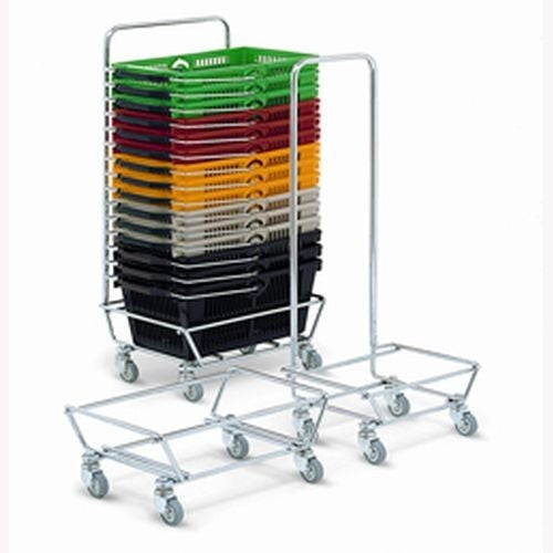 Kowa Shopping Basket Stacker, Steel, RAL 7184