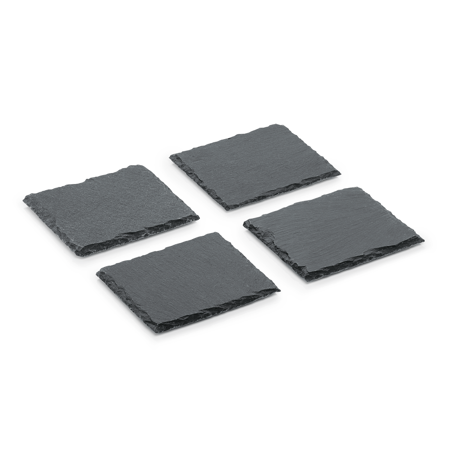 Was Slate Line Natural Slate Plate Set, Set of 4