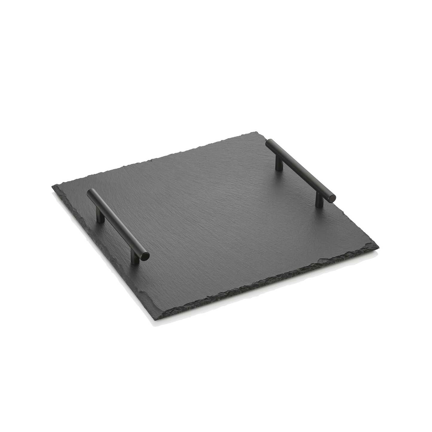 Was Slate Line Natural Slate Plate with Handles, 300×300 mm