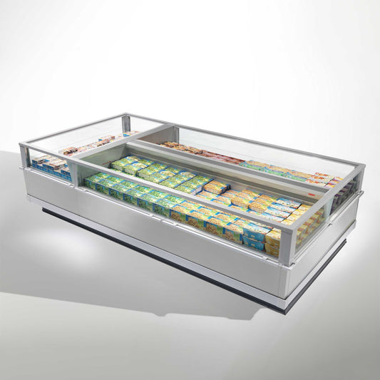 Open Refrigerated Island, Narrow, -25/+2°C, Remote