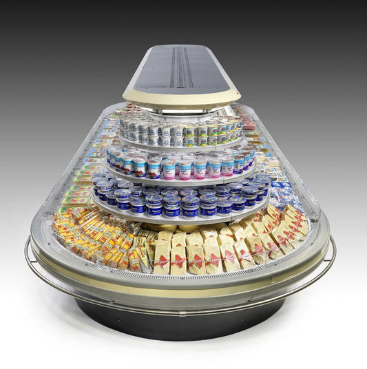 Lucerna 2 Open Semi-Vertical Display Case, +2/+4°C
