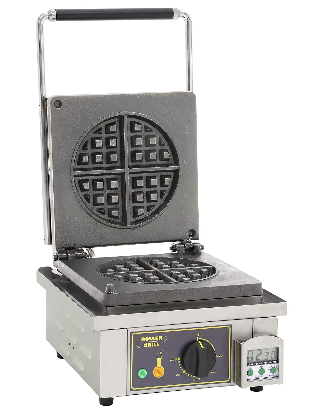 Round Waffle Iron, Single Mould, 1.6 kW