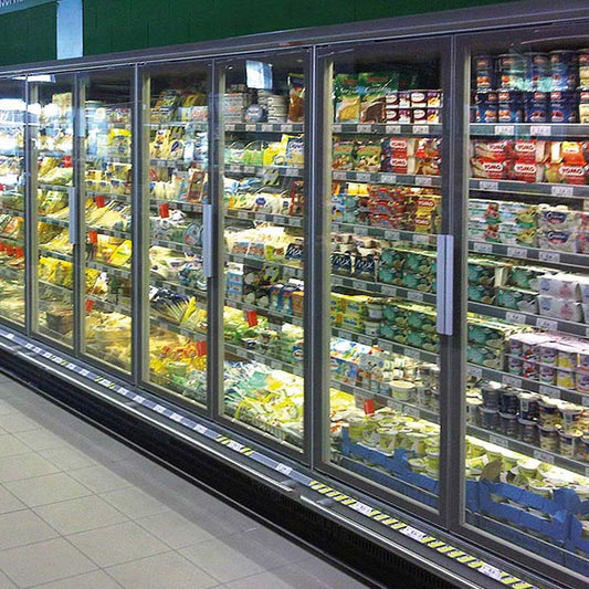 Vertical Glass-Door Refrigerated Cabinet, Remote