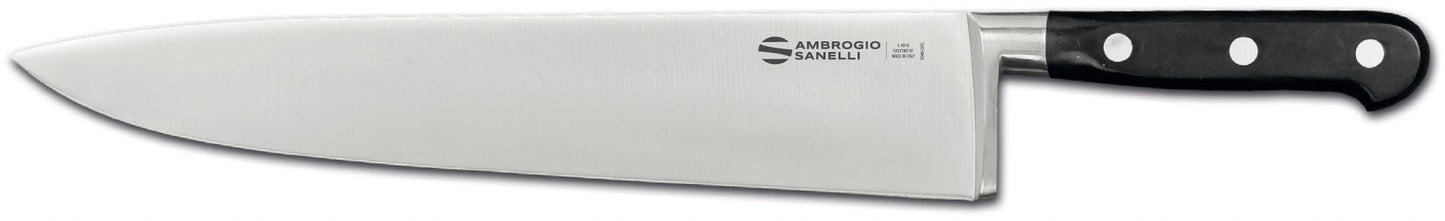 Chef's Knife, 300 mm, NITRO-B Steel, Black Handle