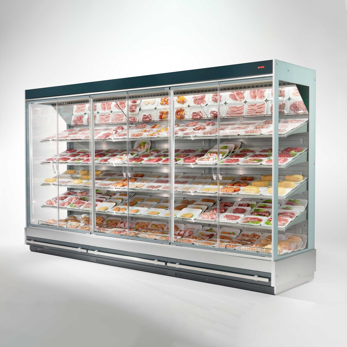 Vertical Glass-Door Display Cabinet