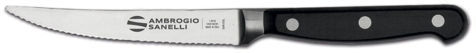 Able Serrated Utility Knife, 110 mm, Black Handle