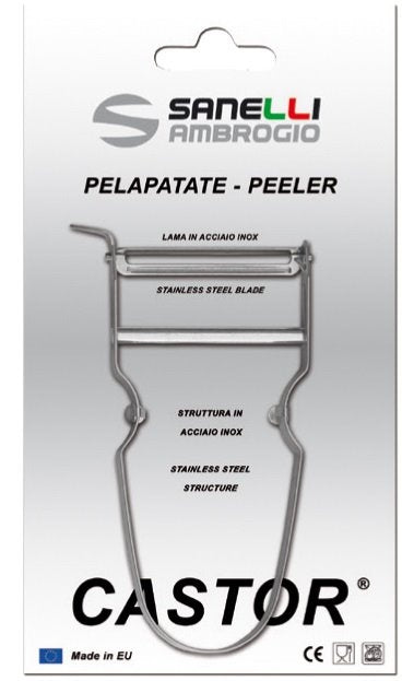 Arched Potato Peeler, Stainless Steel, 55x105 mm
