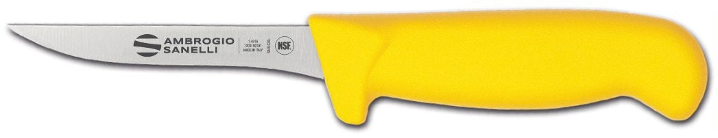 Supra Poultry Killing Knife, 11 cm, Yellow Handle