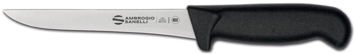 Supra Narrow Boning Knife, 16 cm, Red Handle
