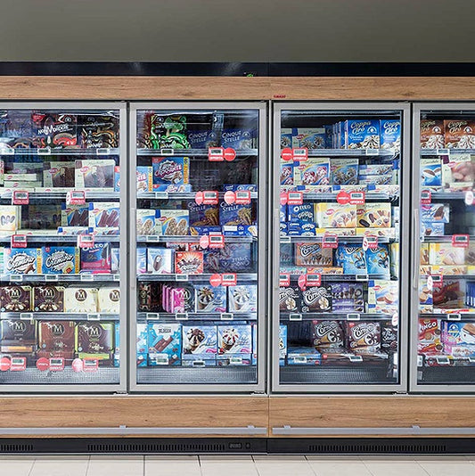 Frozen Display Cabinet, Glass Door, -25/-22°C