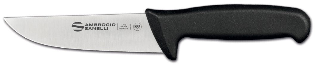 Supra Butcher Knife, 140 mm, Black Handle