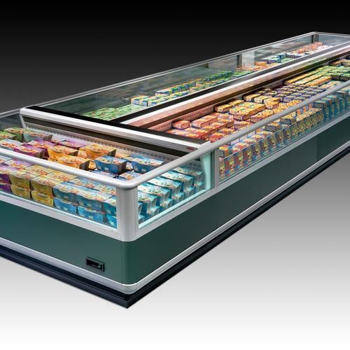 Open Refrigerated Island, Dual Basin, 1960 mm