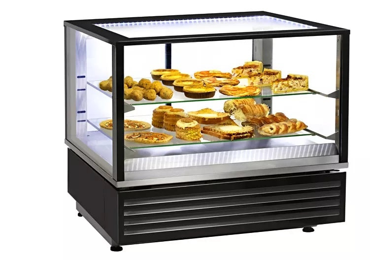 Heated Display Showcase, 2 Shelves, 20-90°C, 3 kW