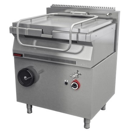 Tilting Gas Bratt Pan, 50 L, 10 kW, 50-275°C