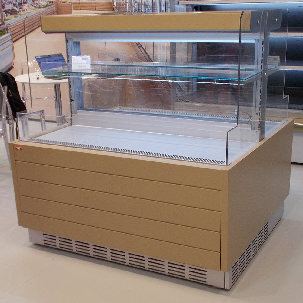 Premium Open Semi-Vertical Display, 0/+4°C, R290