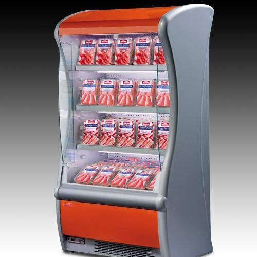 Open Multi-Deck Wall Cabinet, +2/+4°C, R290