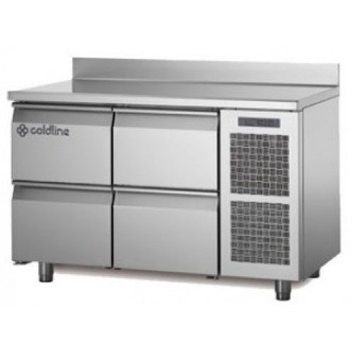Refrigerated Undercounter Table, 4 Doors, -2/+8°C