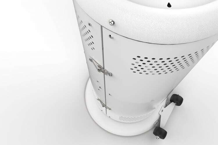 Sahara Gas Patio Heater, 15 kW, 18 m², White