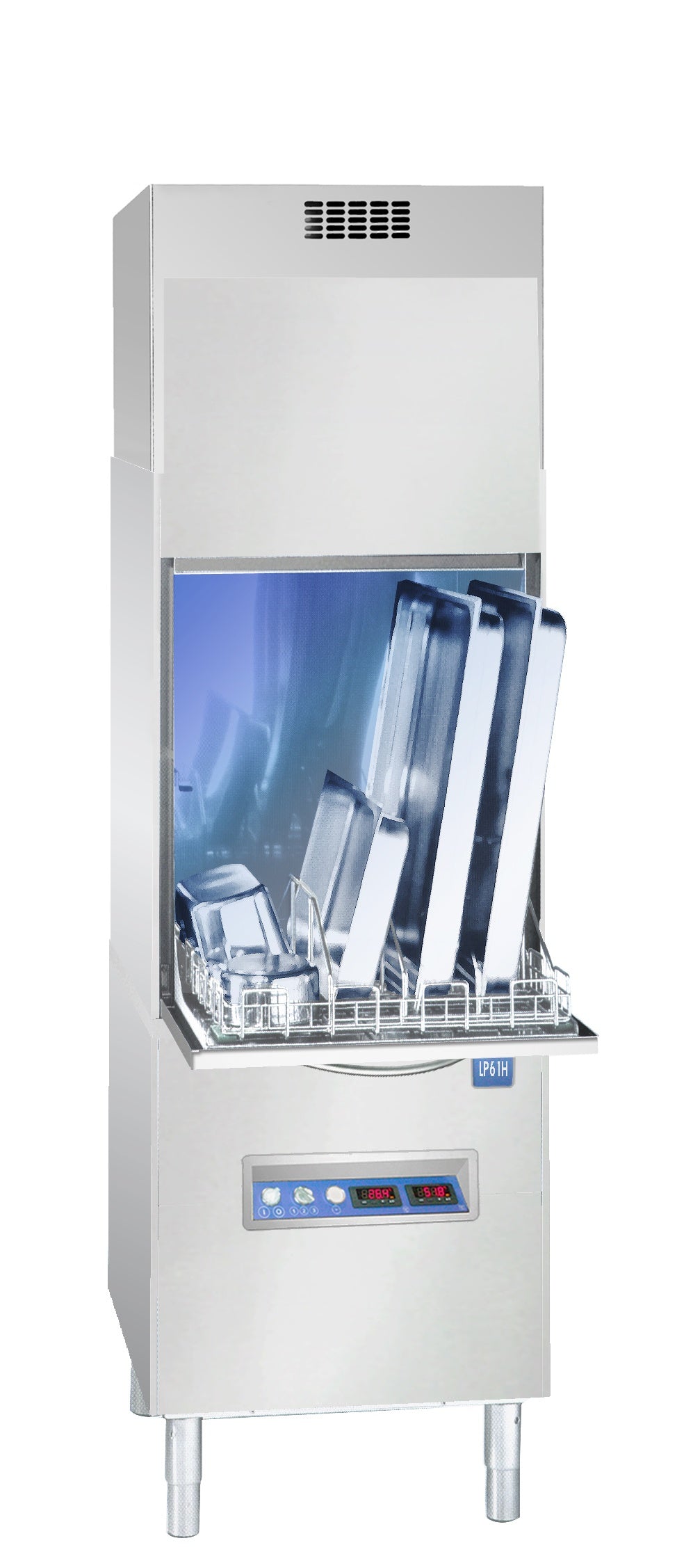 Front-Load Pot & Utensil Washer, 620x550mm, 30 Racks/h