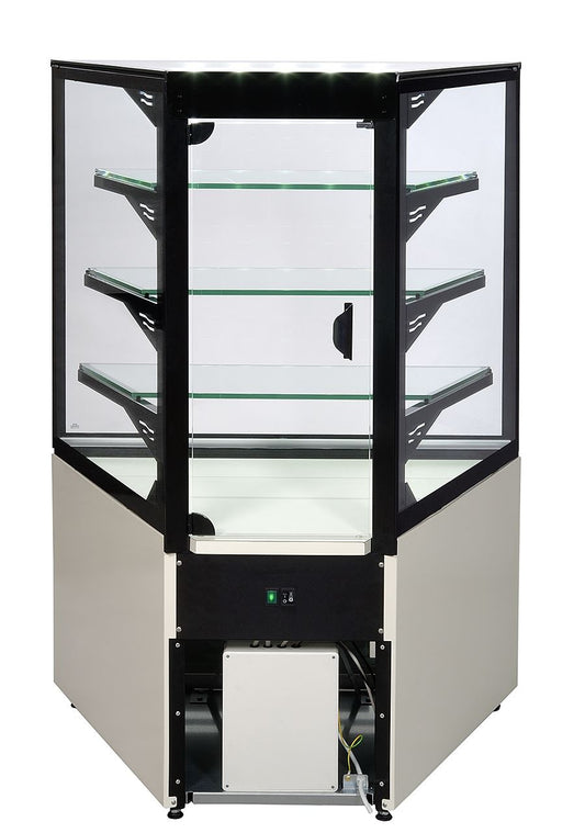 Cube Pastry Display Showcase, +4/+8°C, LED