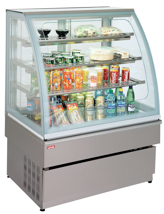 Georgia III Pastry Display Case, 4/8°C, Self-Service