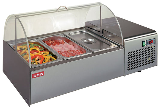Refrigerated Ingredient Showcase, GN 1/3, 100-140 cm