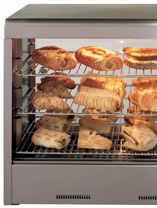 Heated Pie & Pastry Display Warmer, 35-90°C