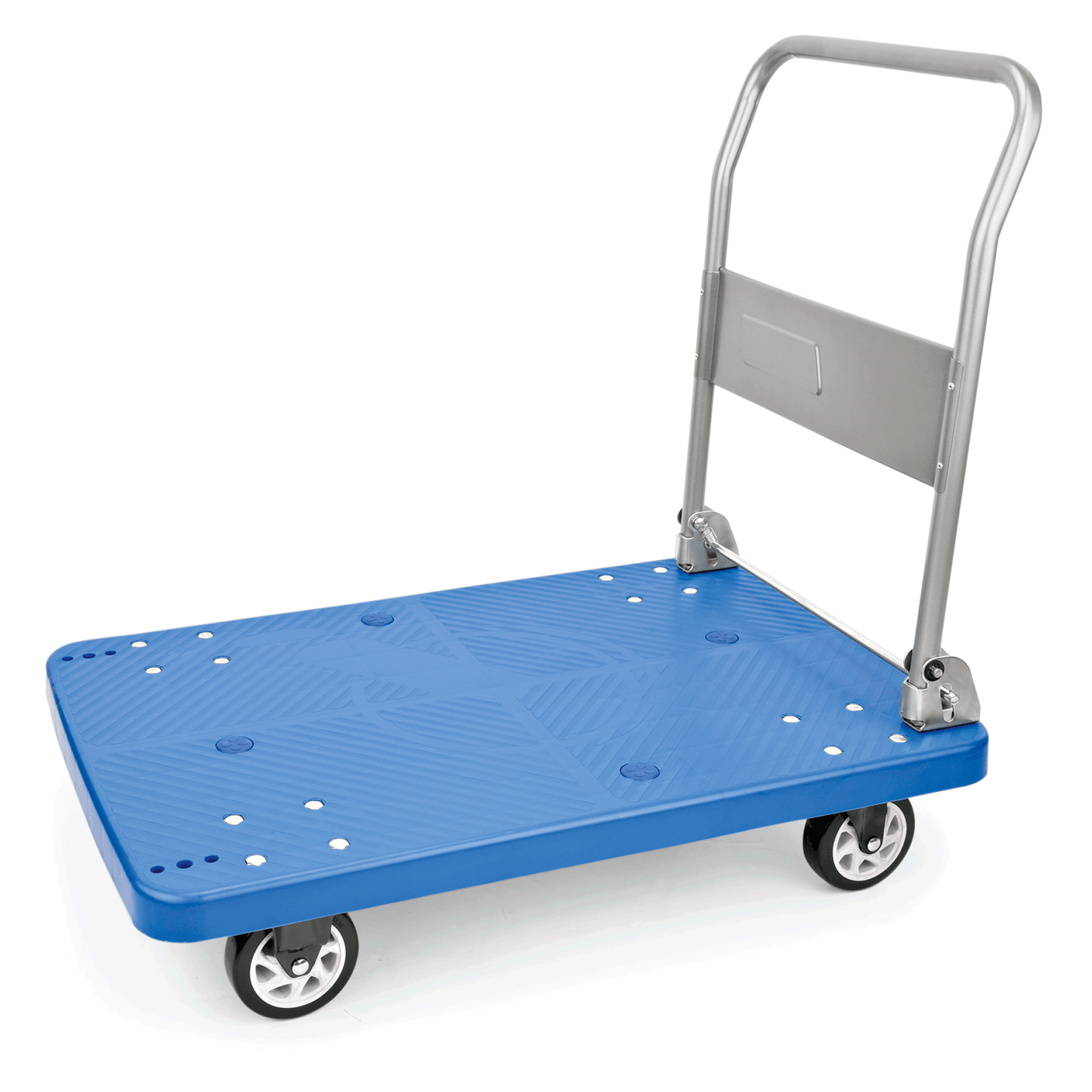 Was Powder-Coated Platform Trolley, 890 x 600 mm