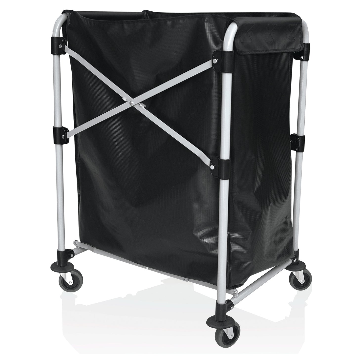 Was Folding Laundry Trolley, 150 L, Powder-Coated Iron