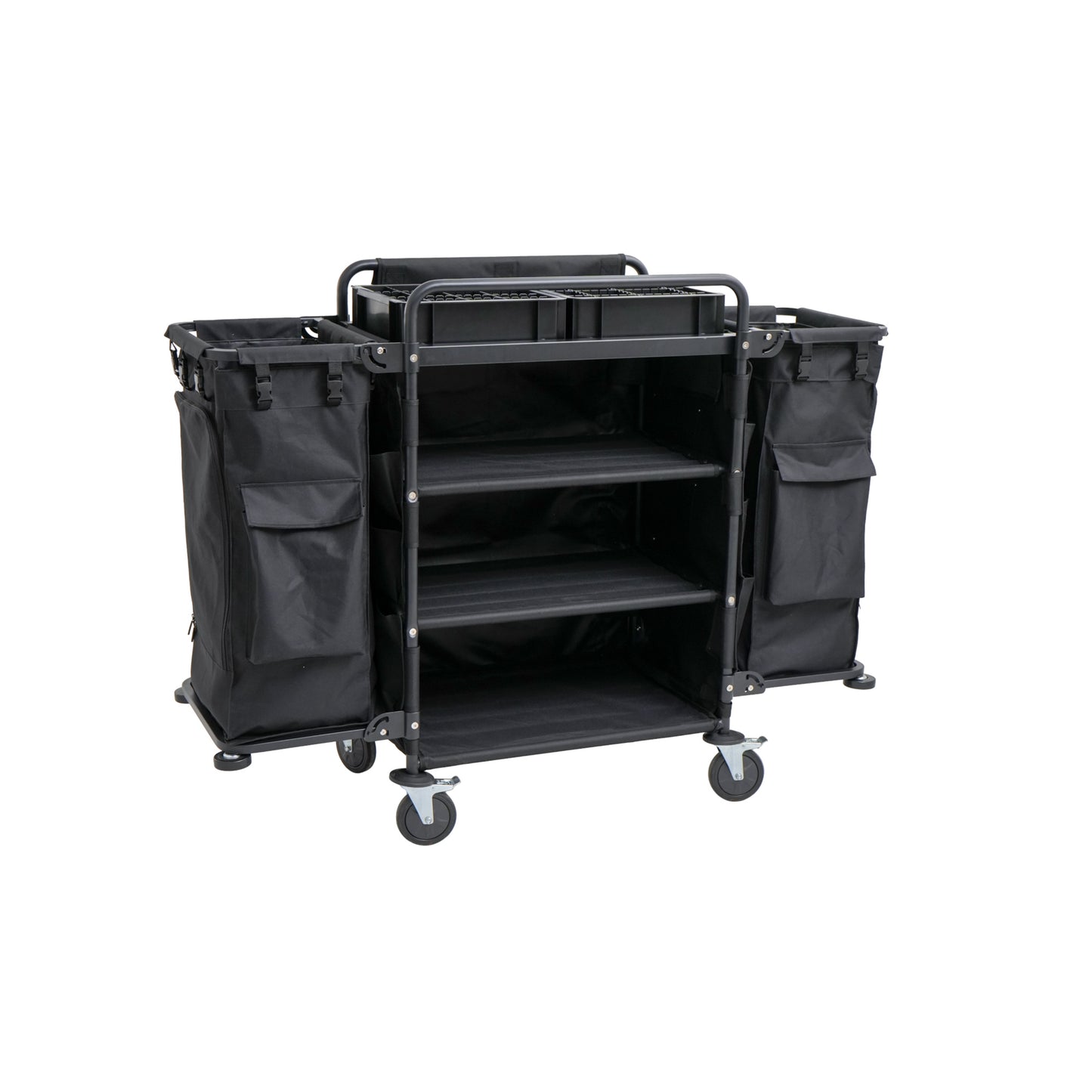 Was Room Service Trolley, Steel Frame, Two 90 L Laundry Bags