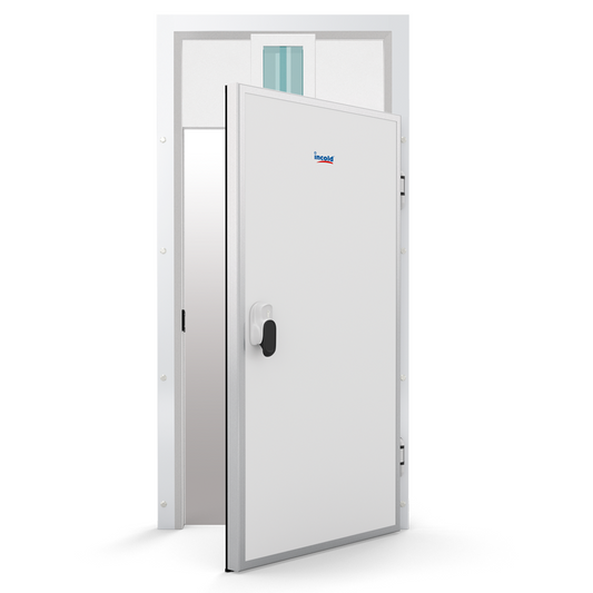 Cold Room Hinged Door, 120mm PUR, Stainless Steel