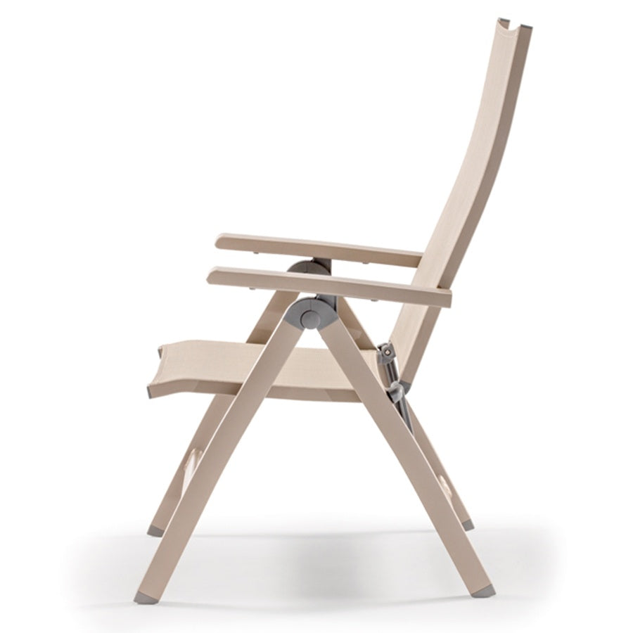 Outdoor Folding Armchair, Aluminum, Textilene®