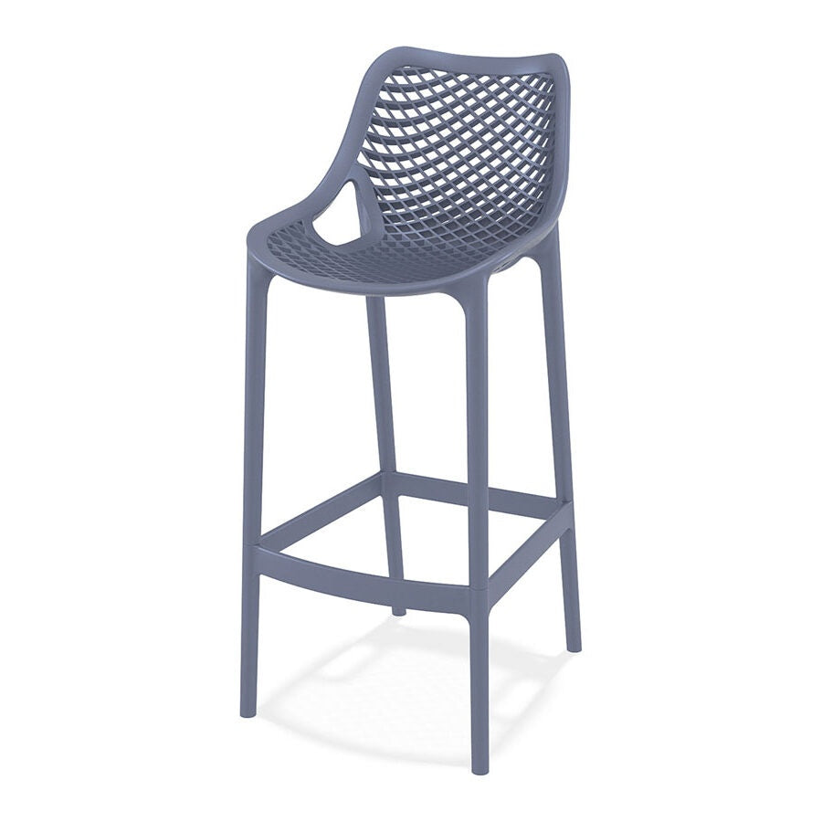 Bar Chair, Polypropylene & Fiberglass, Outdoor