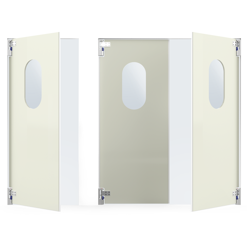 Traffic Swinging Door, PP, 20 mm, RAL 7032