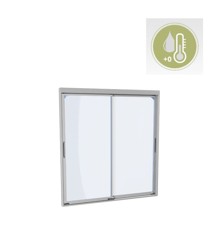 Vertical Sliding Glass Door for Refrigerated Counters