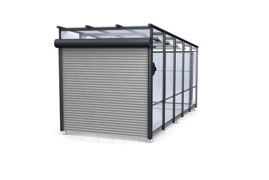 Alpha Trolley Shelter, Pitched Roof, 3–6 Row