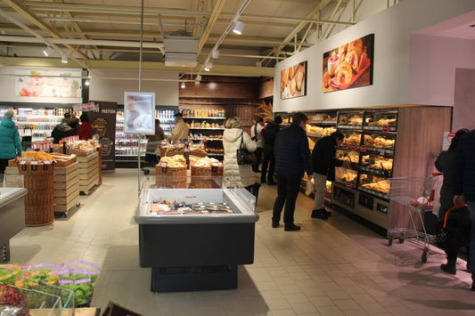 Refrigerated Open Island Display, Deep Tub, +7°C