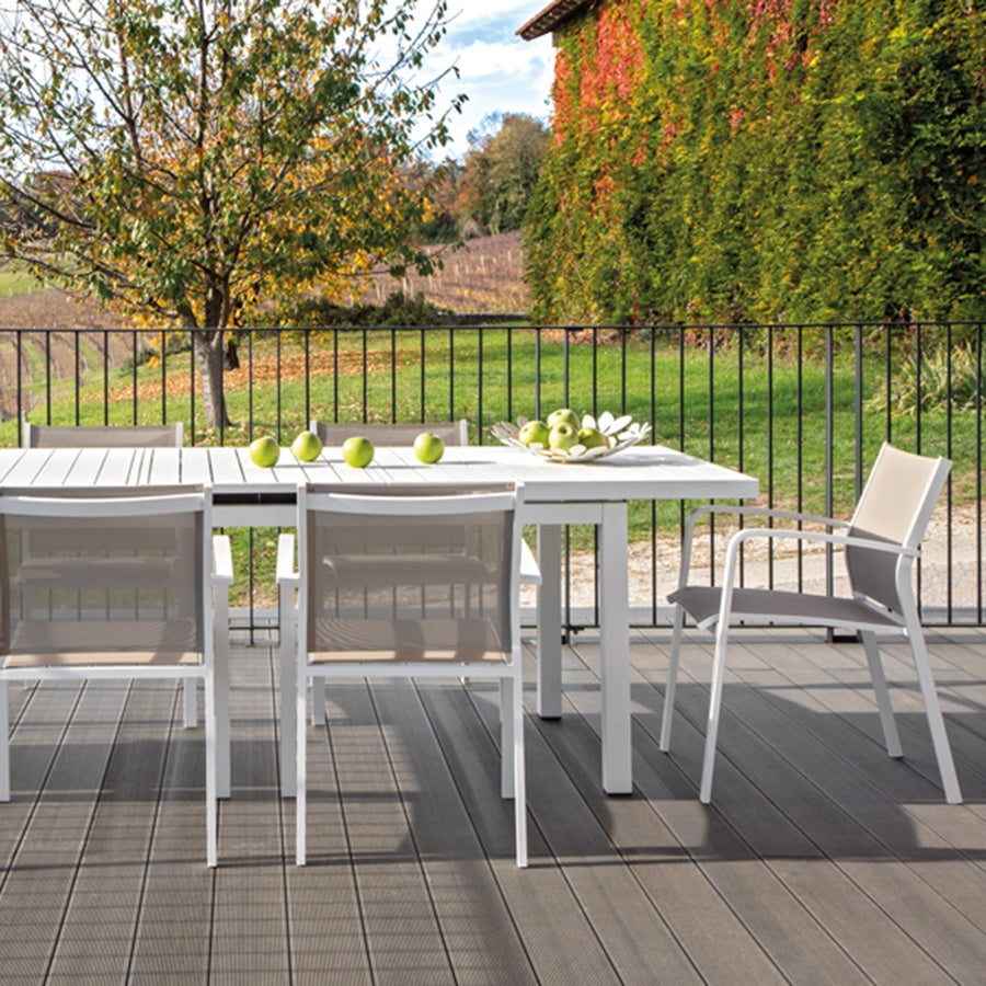 Lipari Extendable Outdoor Table, 180–240 cm, Aluminium