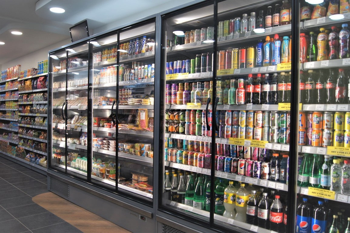 Genova Glass-Door Multideck, -15/+7°C, R290