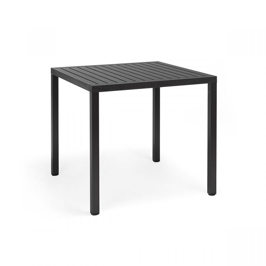 Stackable Square Outdoor Table, 80×80 cm