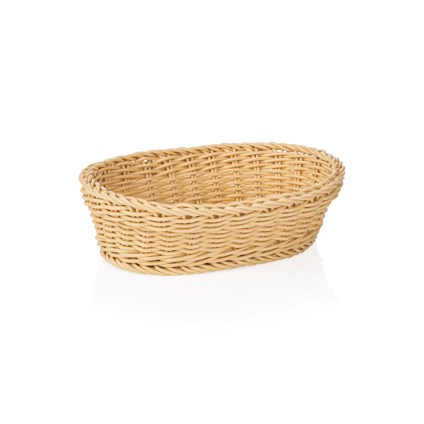 Weaver Pro Oval Light Beige Basket, 260×192 mm