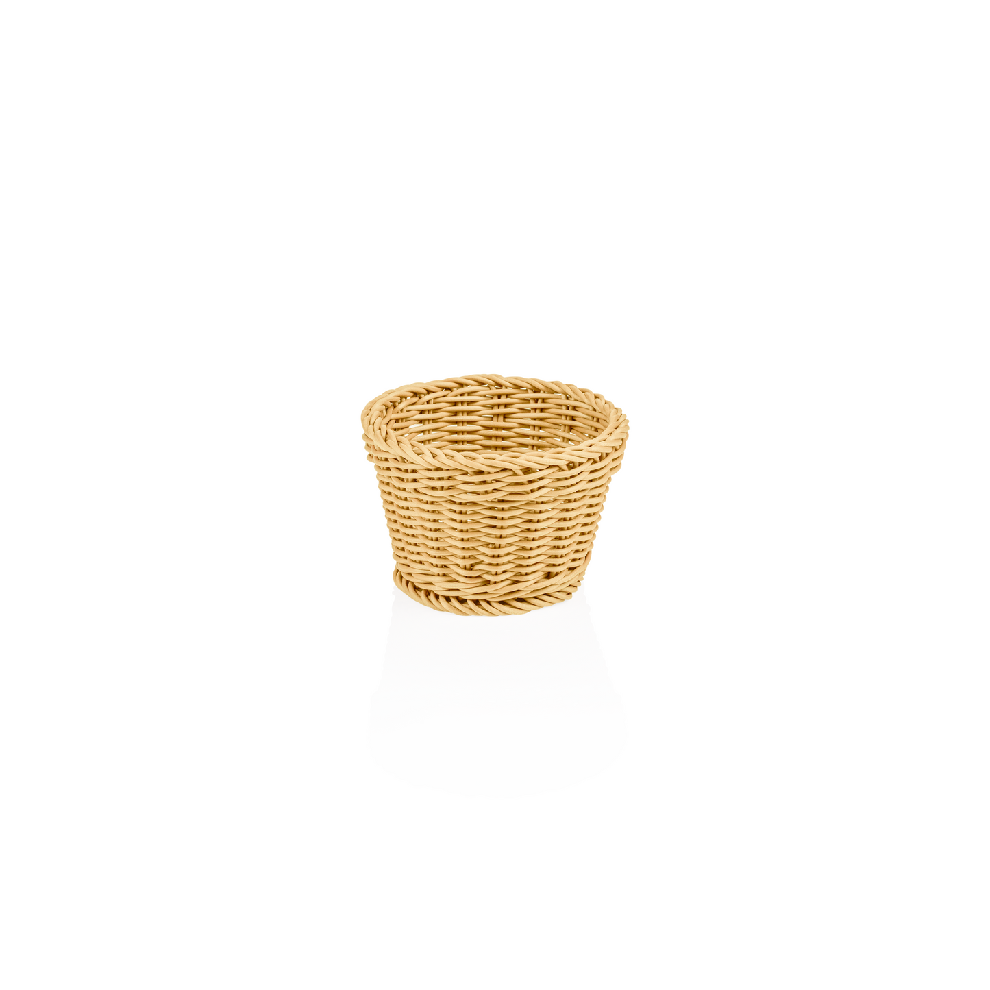 Weaver Pro Oval Light Beige Basket, Ø130 mm