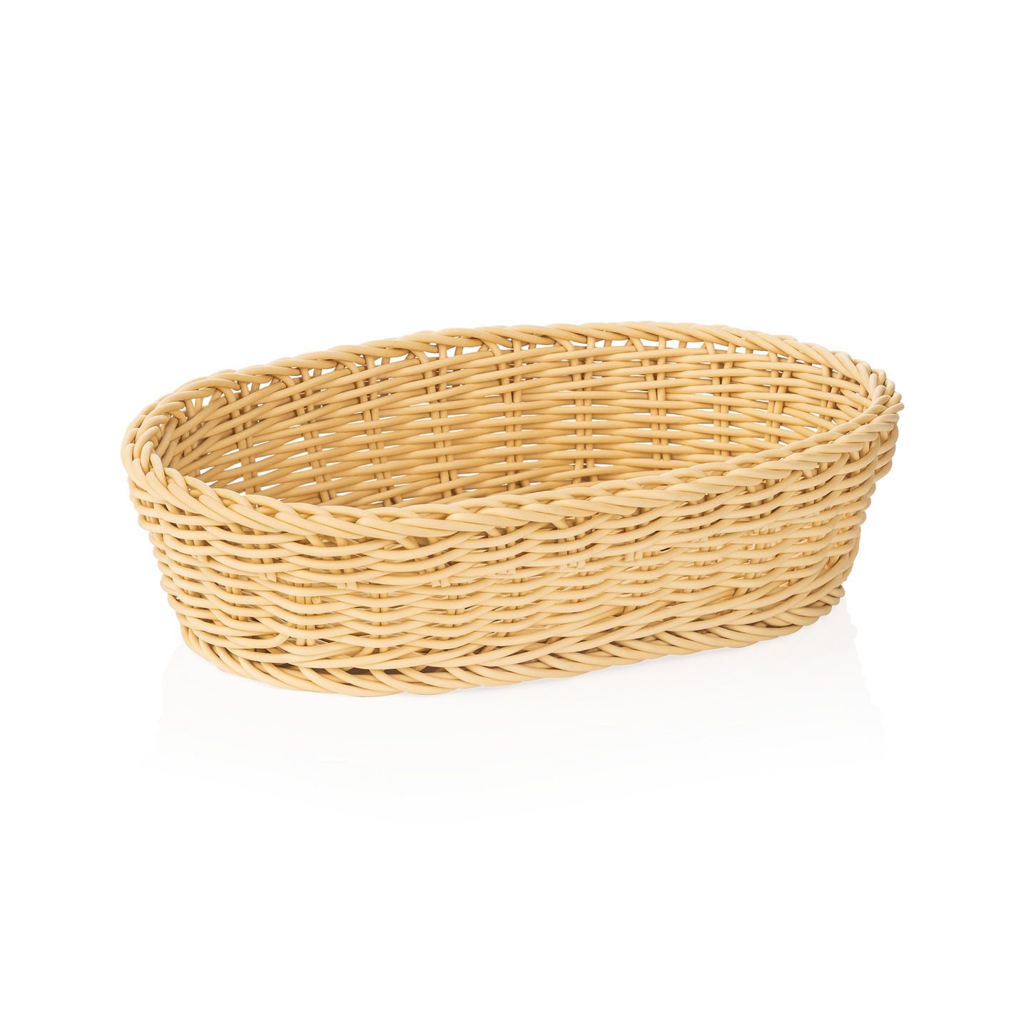 Weaver Pro Oval Light Beige Basket, 285×163 mm