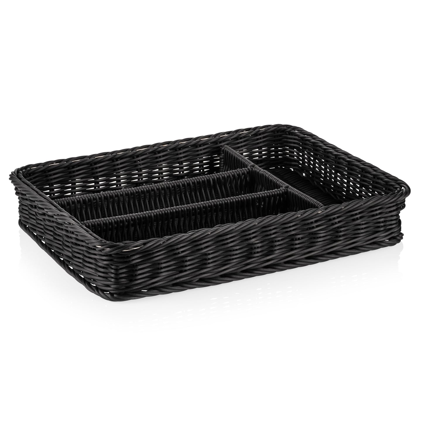 Weaver Pro Cutlery Basket, 400 × 301 mm, Black