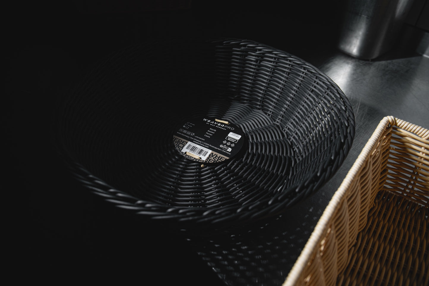 Weaver Pro Buffet Basket, Ø370 mm, Black