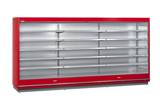 Open Wall Multi-Deck Refrigerator, Remote, LED