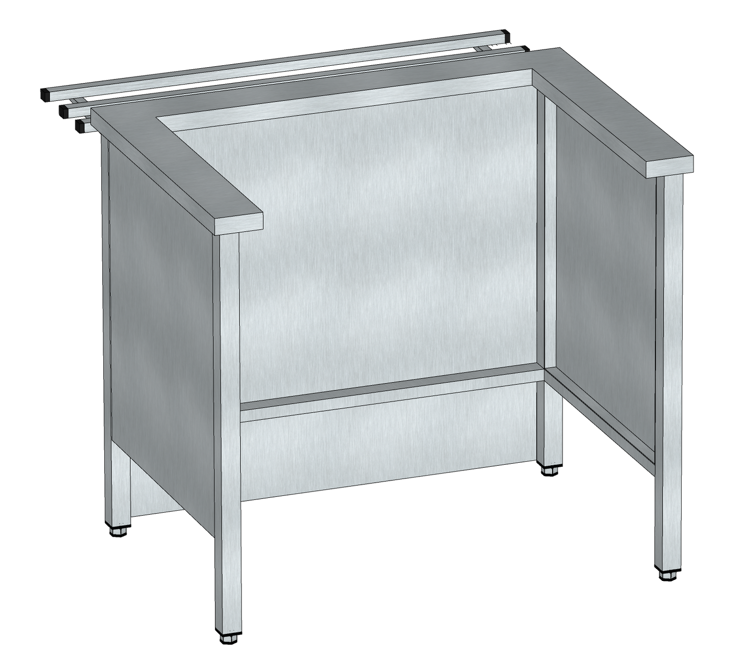 Neutral Module, U-Type, Soup Trolley Bay, 700mm