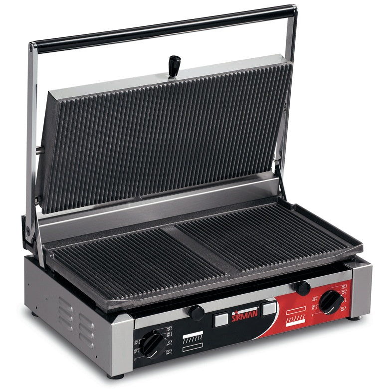 Contact Panini Grill, Ribbed/Smooth, 3 kW, 300°C